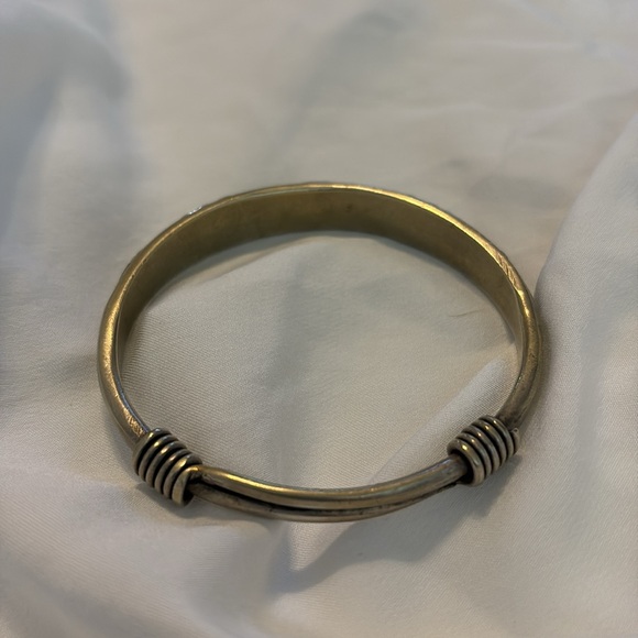 Elegant Antiqued Brass Chinese Repose Bracelet Size 7 3/4” - Picture 5 of 10